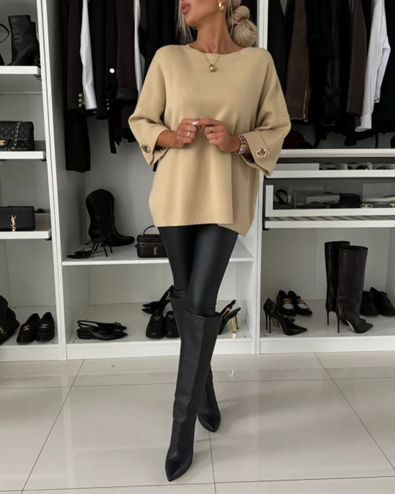 Cassandra Elegant Knit Blouse