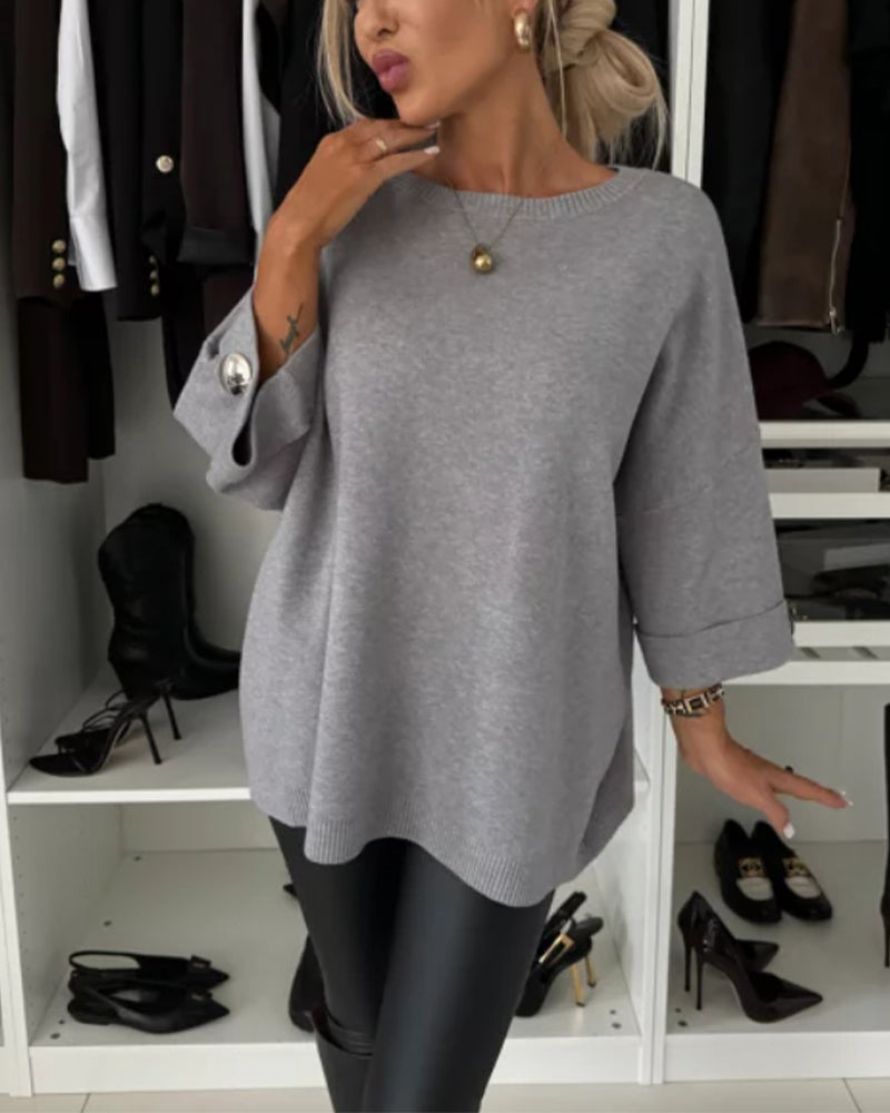 Cassandra Elegant Knit Blouse