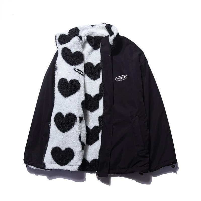 Eira| Double-Sided Heart Coat