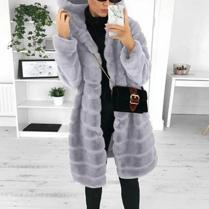 Mineas- Luxurious Warm Faux Fur Winter Coat