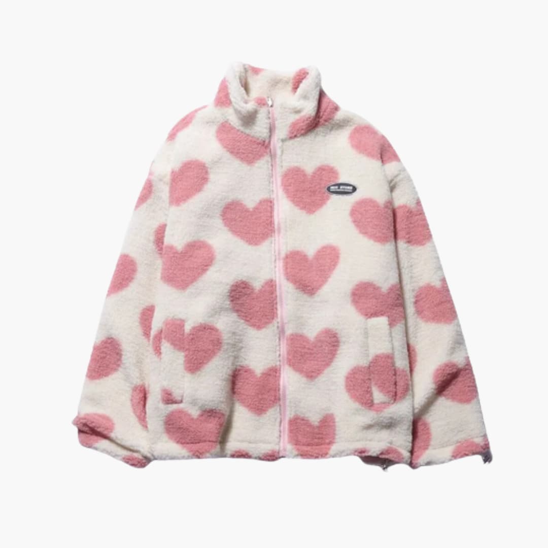 Eira| Double-Sided Heart Coat