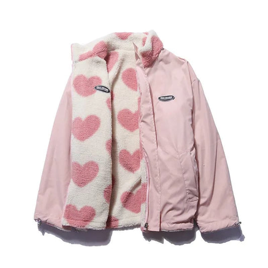 Eira| Double-Sided Heart Coat