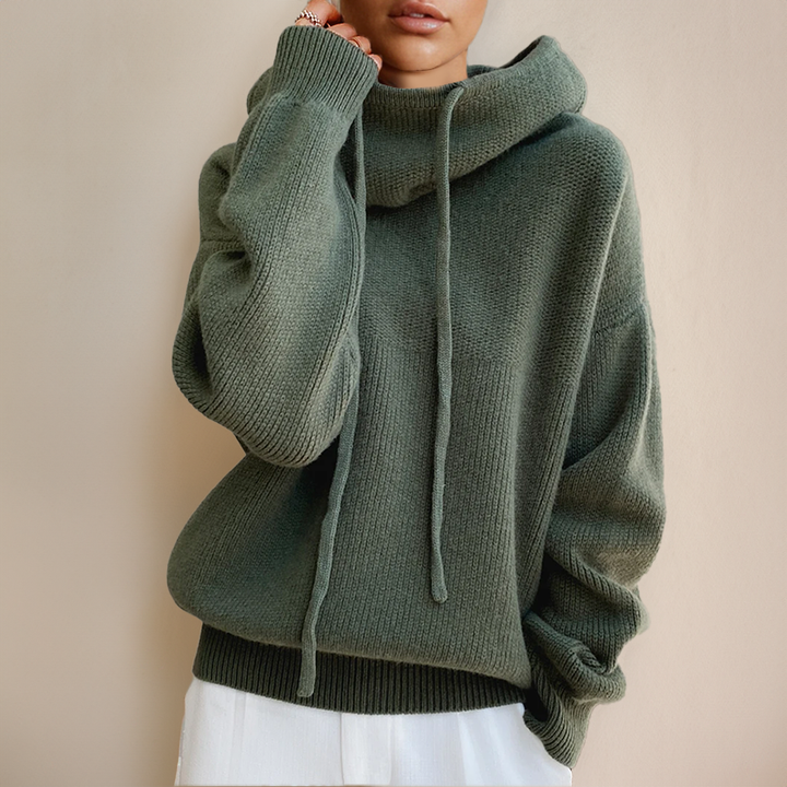 Evelo |  Roller Collar Pullover.